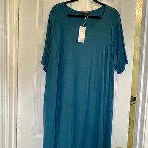 Ellen Fisher Green dress size 2x